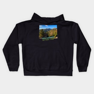 Colorado State Outline (Rocky Mountain National Park) Kids Hoodie